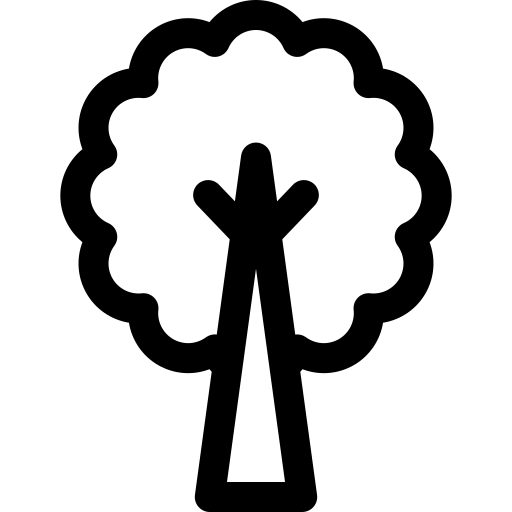 Simple black and white ghost illustration